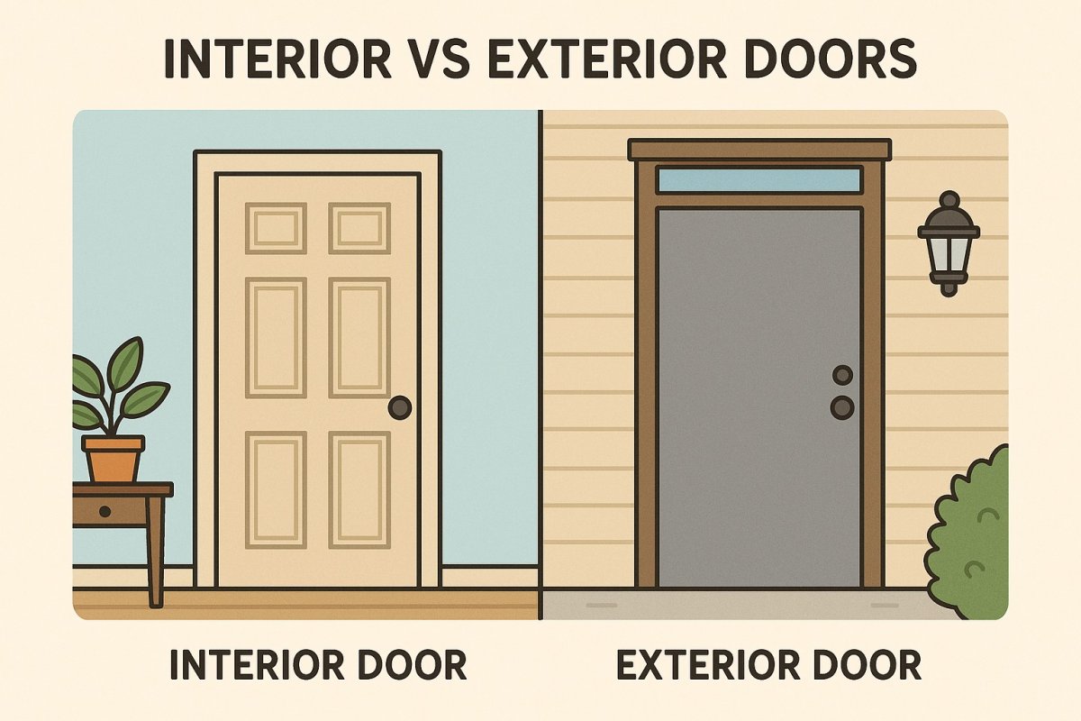 Understanding the Difference: Interior vs Exterior Doors